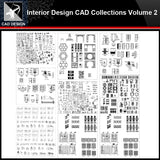 ★【Interior Design Autocad Blocks Collections V.2】All kinds of CAD Blocks Bundle - Architecture Autocad Blocks,CAD Details,CAD Drawings,3D Models,PSD,Vector,Sketchup Download