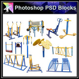【Photoshop PSD Blocks】Facilities for children PSD Blocks 2 - Architecture Autocad Blocks,CAD Details,CAD Drawings,3D Models,PSD,Vector,Sketchup Download