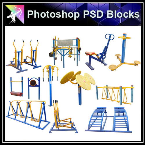 【Photoshop PSD Blocks】Facilities for children PSD Blocks 2 - Architecture Autocad Blocks,CAD Details,CAD Drawings,3D Models,PSD,Vector,Sketchup Download