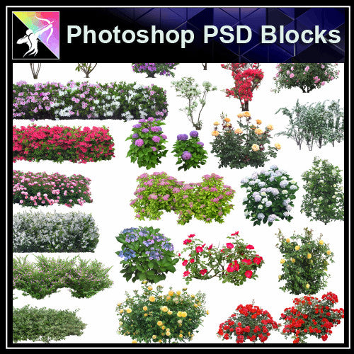 ★Photoshop PSD Landscape Blocks-Trees & Bushes Blocks V.3 - Architecture Autocad Blocks,CAD Details,CAD Drawings,3D Models,PSD,Vector,Sketchup Download