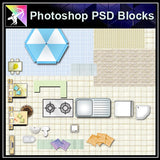 ★Interior Design Plan Photoshop PSD Blocks V.6 - Architecture Autocad Blocks,CAD Details,CAD Drawings,3D Models,PSD,Vector,Sketchup Download