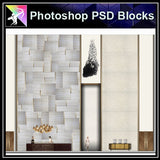 ★Interior Design Plan & Elevation Elements-Photoshop PSD Blocks V.7 - Architecture Autocad Blocks,CAD Details,CAD Drawings,3D Models,PSD,Vector,Sketchup Download