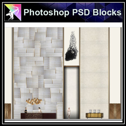 ★Interior Design Plan & Elevation Elements-Photoshop PSD Blocks V.7 - Architecture Autocad Blocks,CAD Details,CAD Drawings,3D Models,PSD,Vector,Sketchup Download