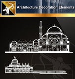 Free CAD Architecture Decoration Elements 16 - Architecture Autocad Blocks,CAD Details,CAD Drawings,3D Models,PSD,Vector,Sketchup Download