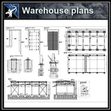 【Architecture CAD Projects】Warehouse,Factory CAD Elevation,Blocks,Details Collection - Architecture Autocad Blocks,CAD Details,CAD Drawings,3D Models,PSD,Vector,Sketchup Download