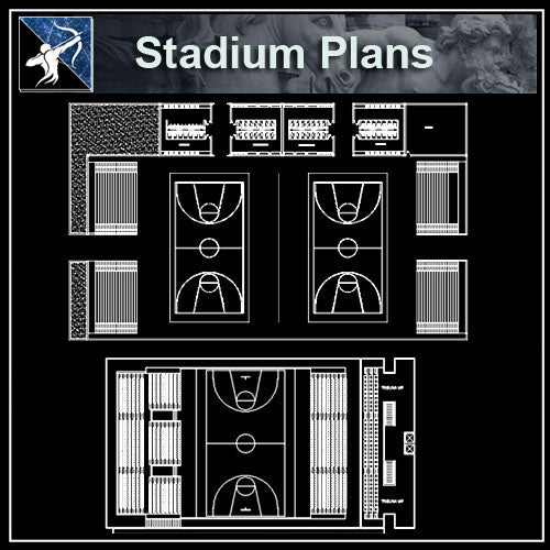 【Architecture CAD Projects】 Stadium CAD plans ,CAD Blocks - Architecture Autocad Blocks,CAD Details,CAD Drawings,3D Models,PSD,Vector,Sketchup Download