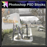 Photoshop PSD Landscape -Landscape presentation concept psd V.14 - Architecture Autocad Blocks,CAD Details,CAD Drawings,3D Models,PSD,Vector,Sketchup Download