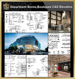 ★【Shopping Centers,Store CAD Design Elevation,Details Elevation Bundle】V.5@Shopping centers, department stores, boutiques, clothing stores, women’s wear, men’s wear, store design-Autocad Blocks,Drawings,CAD Details,Elevation - Architecture Autocad Blocks,CAD Details,CAD Drawings,3D Models,PSD,Vector,Sketchup Download