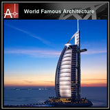 【Famous Architecture Project】Burj Al Arab Jumeirah Sketchup 3D model-Architectural 3D SKP model - Architecture Autocad Blocks,CAD Details,CAD Drawings,3D Models,PSD,Vector,Sketchup Download