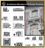 ★【Over 170+ Architecture Elevation,Building elevation CAD Design,Details,Elevation Collection】Facade design, building facade, home facade, building facade@Autocad Blocks,Drawings,CAD Details,Elevation - Architecture Autocad Blocks,CAD Details,CAD Drawings,3D Models,PSD,Vector,Sketchup Download