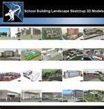 ★Best 20 Types of School Sketchup 3D Models Collection V.7 - Architecture Autocad Blocks,CAD Details,CAD Drawings,3D Models,PSD,Vector,Sketchup Download