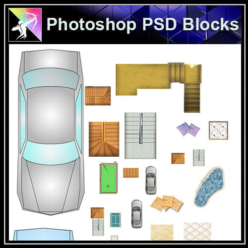 【Photoshop PSD Blocks】Landscape Blocks - Architecture Autocad Blocks,CAD Details,CAD Drawings,3D Models,PSD,Vector,Sketchup Download