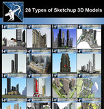 ★Best 28 Types of Residential and Business Building Sketchup 3D Models Collection(Recommanded!!) - Architecture Autocad Blocks,CAD Details,CAD Drawings,3D Models,PSD,Vector,Sketchup Download