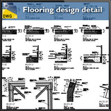 【CAD Details】 Flooring design detail cad files - Architecture Autocad Blocks,CAD Details,CAD Drawings,3D Models,PSD,Vector,Sketchup Download