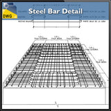 【CAD Details】Steel Bar CAD Details - Architecture Autocad Blocks,CAD Details,CAD Drawings,3D Models,PSD,Vector,Sketchup Download