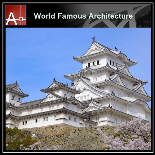 【Famous Architecture Project】Hime Castle Sketchup 3D model -Architectural 3D SKP model - Architecture Autocad Blocks,CAD Details,CAD Drawings,3D Models,PSD,Vector,Sketchup Download