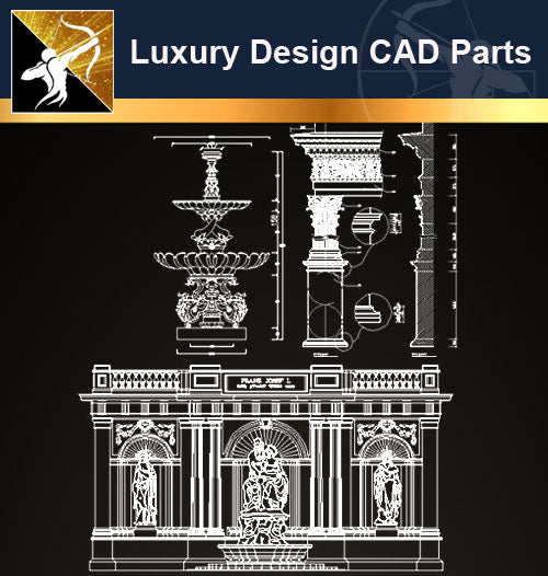 Luxury Design CAD Blocks 2 - Architecture Autocad Blocks,CAD Details,CAD Drawings,3D Models,PSD,Vector,Sketchup Download