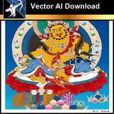 ★Vector Download AI-Thangka Paintings and Mandala: The Sacred Art of Nepal V.9 - Architecture Autocad Blocks,CAD Details,CAD Drawings,3D Models,PSD,Vector,Sketchup Download