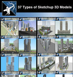 ★Best 37 Types of Commercial,Shopping Mall Sketchup 3D Models Collection(Recommanded!!) - Architecture Autocad Blocks,CAD Details,CAD Drawings,3D Models,PSD,Vector,Sketchup Download