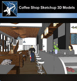 ★Sketchup 3D Models-Coffee Shop Sketchup 3D Models - Architecture Autocad Blocks,CAD Details,CAD Drawings,3D Models,PSD,Vector,Sketchup Download