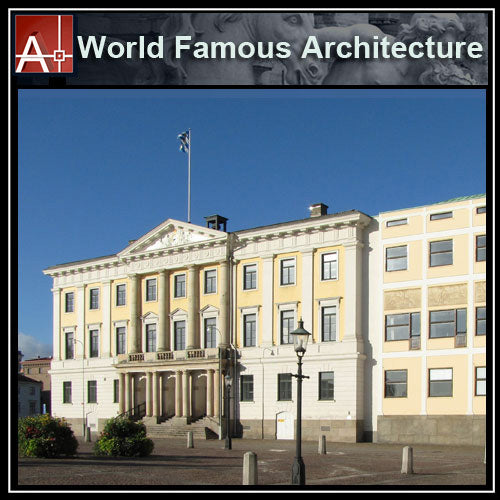 【Famous Architecture Project】Gothenburg city hall-goteborgs radhus-Architectural CAD Drawings - Architecture Autocad Blocks,CAD Details,CAD Drawings,3D Models,PSD,Vector,Sketchup Download