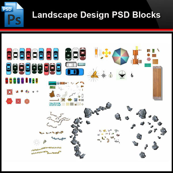 ★Photoshop PSD Blocks-Landscape Design PSD Blocks-CAR PSD Blocks - Architecture Autocad Blocks,CAD Details,CAD Drawings,3D Models,PSD,Vector,Sketchup Download