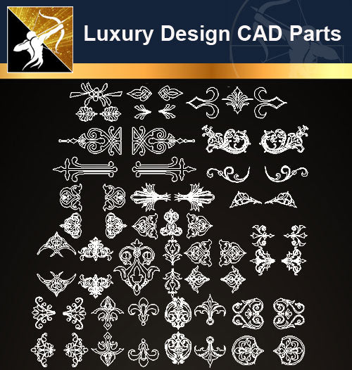 Luxury Design CAD Blocks 5 - Architecture Autocad Blocks,CAD Details,CAD Drawings,3D Models,PSD,Vector,Sketchup Download