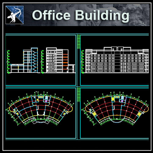 【Architecture CAD Projects】Office Design CAD Blocks,Plans,Layout