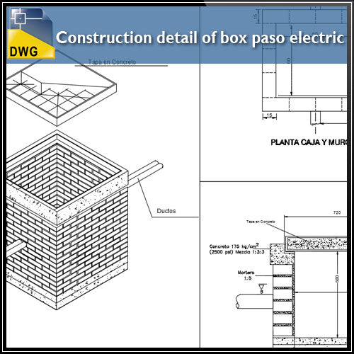 【CAD Details】Connection of Walls Joint with Isometric view design CAD Drawing - Architecture Autocad Blocks,CAD Details,CAD Drawings,3D Models,PSD,Vector,Sketchup Download