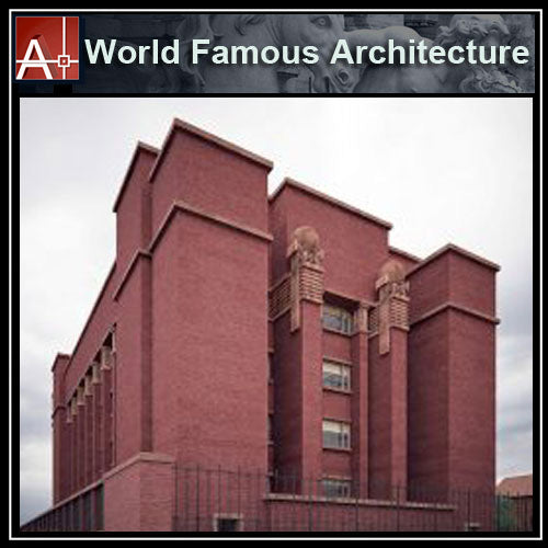 【Famous Architecture Project】Larking BuiIding-Frank Lloyd Wright-Architectural CAD Drawings - Architecture Autocad Blocks,CAD Details,CAD Drawings,3D Models,PSD,Vector,Sketchup Download