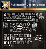 ★Full Interior Design Blocks 8 - Architecture Autocad Blocks,CAD Details,CAD Drawings,3D Models,PSD,Vector,Sketchup Download