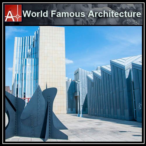 【Famous Architecture Project】Abteiberg Museum-Hans Hollein-Architectural CAD Drawings - Architecture Autocad Blocks,CAD Details,CAD Drawings,3D Models,PSD,Vector,Sketchup Download