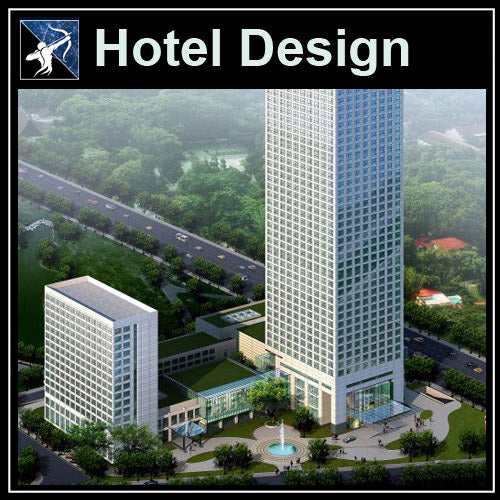 【Architecture CAD Projects】Hotel Design CAD Blocks,Plans,Layout V2