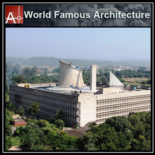 【Famous Architecture Project】Le Corbusier-Palace of Assembly-Architectural CAD Drawings - Architecture Autocad Blocks,CAD Details,CAD Drawings,3D Models,PSD,Vector,Sketchup Download