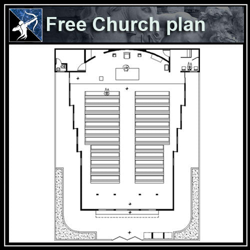 【Architecture CAD Projects】Church CAD plans ,CAD Blocks - Architecture Autocad Blocks,CAD Details,CAD Drawings,3D Models,PSD,Vector,Sketchup Download