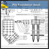 【CAD Details】Pile Foundation CAD Details - Architecture Autocad Blocks,CAD Details,CAD Drawings,3D Models,PSD,Vector,Sketchup Download