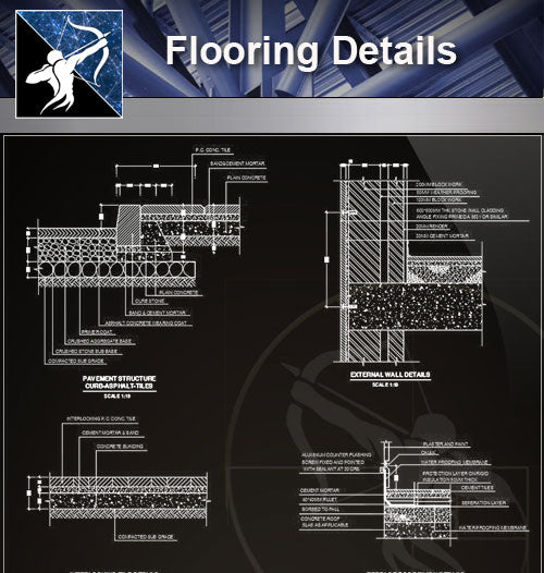 【Free Floor Details】Flooring Details - Architecture Autocad Blocks,CAD Details,CAD Drawings,3D Models,PSD,Vector,Sketchup Download