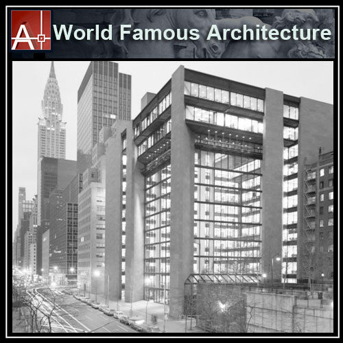 【Famous Architecture Project】The Ford Foundation-Kevin Roche John Dinkeloo and Associates-Architectural CAD Drawings - Architecture Autocad Blocks,CAD Details,CAD Drawings,3D Models,PSD,Vector,Sketchup Download