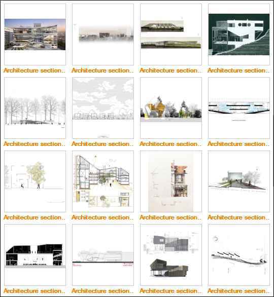 ★Best Architectural Sections Images Gallery V3(Free Downloadable) - Architecture Autocad Blocks,CAD Details,CAD Drawings,3D Models,PSD,Vector,Sketchup Download