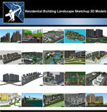 ★Best 20 Types of Residential Building Landscape Sketchup 3D Models Collection V.8 - Architecture Autocad Blocks,CAD Details,CAD Drawings,3D Models,PSD,Vector,Sketchup Download