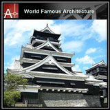 【Famous Architecture Project】Kuma Castle Sketchup 3D model-Architectural 3D SKP model - Architecture Autocad Blocks,CAD Details,CAD Drawings,3D Models,PSD,Vector,Sketchup Download