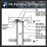 ★Free CAD Details-FR Partition Connection @ Deck - Architecture Autocad Blocks,CAD Details,CAD Drawings,3D Models,PSD,Vector,Sketchup Download