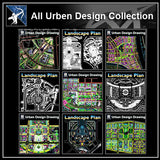 ★【All Urban Design CAD Drawings Collection】(Best Recommanded!!) - Architecture Autocad Blocks,CAD Details,CAD Drawings,3D Models,PSD,Vector,Sketchup Download
