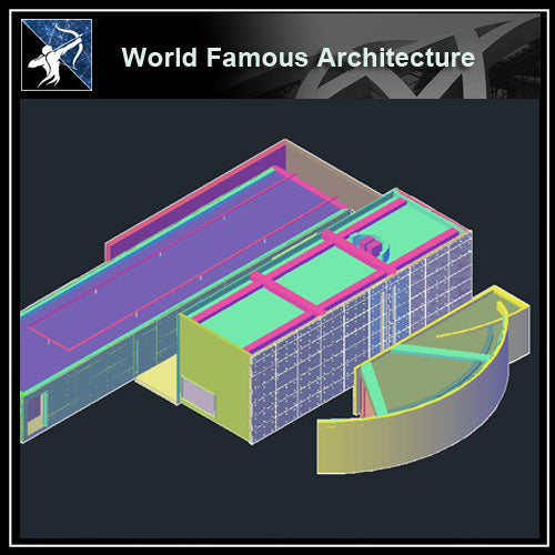 【Famous Architecture Project】Koshino housing 3D CAD Drawing-Architectural 3D CAD model - Architecture Autocad Blocks,CAD Details,CAD Drawings,3D Models,PSD,Vector,Sketchup Download