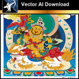 ★Vector Download AI-Thangka Paintings and Mandala: The Sacred Art of Nepal V.2 - Architecture Autocad Blocks,CAD Details,CAD Drawings,3D Models,PSD,Vector,Sketchup Download