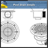 【CAD Details】Pool Drain CAD detail autocad files - Architecture Autocad Blocks,CAD Details,CAD Drawings,3D Models,PSD,Vector,Sketchup Download