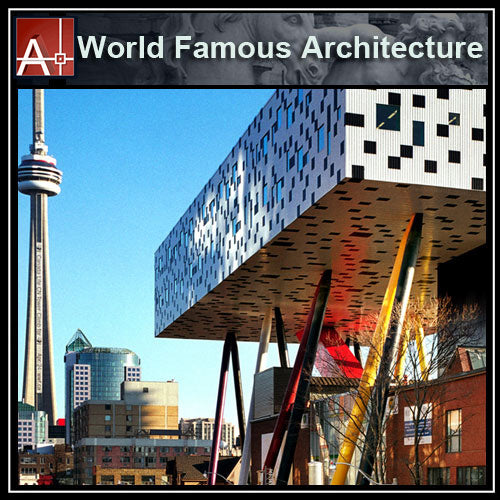 【Famous Architecture Project】Ontario College of Art and Design University-CAD Drawings - Architecture Autocad Blocks,CAD Details,CAD Drawings,3D Models,PSD,Vector,Sketchup Download