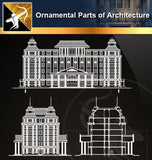 Ornamental Parts of Architecture 4 - Architecture Autocad Blocks,CAD Details,CAD Drawings,3D Models,PSD,Vector,Sketchup Download