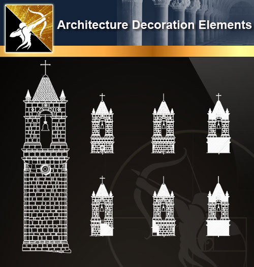 Free CAD Architecture Decoration Elements 17 - Architecture Autocad Blocks,CAD Details,CAD Drawings,3D Models,PSD,Vector,Sketchup Download