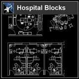 【Architecture CAD Projects】Hospital CAD Blocks and Plans - Architecture Autocad Blocks,CAD Details,CAD Drawings,3D Models,PSD,Vector,Sketchup Download